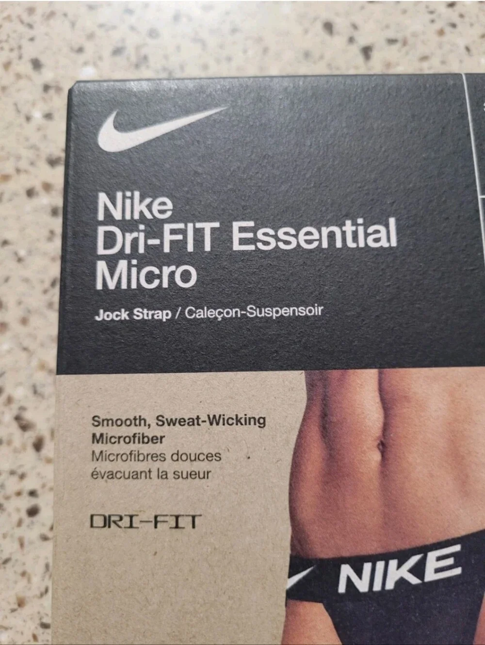 Nike 3 Pack Mens Size 2XL (44-46) Essential Microfiber Jock Strap Underwear
